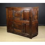 A 16th Century Flemish Joined Oak Cupboard.