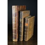 Three Leather Bound Books: 'The Satires of Decimus Junius Juvenalis' translated into English verse