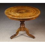 A Late 19th Century Inlaid Sorrento Tilt-top Table.