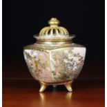 A 19th Century Satsuma Pot Pourri Jar.