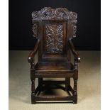 A Joined Oak Wainscot Chair.