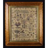 A Rare Victorian Sampler,