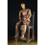 A Fabulous Late 19th Century Carved Treen Artists Mannequin/Lay Model in the 16th century style.