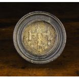 A 14th Century Wax Seal 2¾ in (7 cm) in diameter,