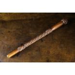 An Unusual, Fine Quality 19th Century Treen Knitting Sheath,