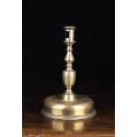 A 17th Century Brass Candlestick.