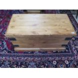 A pine storage box - Width 82cm x Height 43cm