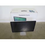 An Apple Thunderbolt display 27" backlite monitor Condition report: In working order with box