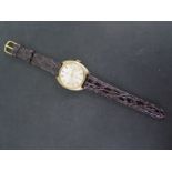 A Tissot automatic Seastar gents wristwatch on a leather strap - some usage marks,