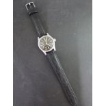 A gentleman's Hamilton wristwatch manual wind GG-W-113 - date August 1969 with black Military dial