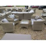 A Bramblecrest Sahara classic sofa set - Please be aware all Bramblecrest furniture is ex display,