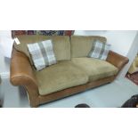 An ex display Alexander and James three seater sofa - Width 220cm