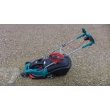 A Bosch electric lawn mower - Rotek 430 Ergoflex