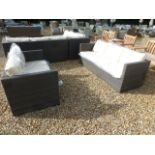 A Bramblecrest Rio two and three seater sofa