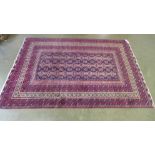 A handknotted woolen Baluchi rug - 2.10m x 1.