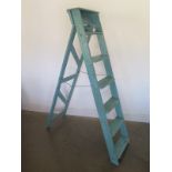 A large step-ladder in original paint