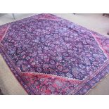 A hand knotted woollen Mahal rug - 3.00m x 2.