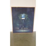 A large oil on canvas Darwin Smith entitled One Way - June 1989 - exhibited 1990 Leicestershire