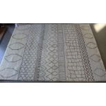 A cream ground handmade Moroccan carpet - 2.30m x 1.