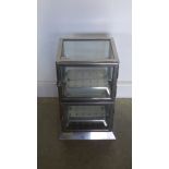 A vintage industrial dentist cabinet - Height 57cm x 37cm x 32cm