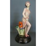 A Kevin Francis Clarice Cliff Centenary figure 533 of 950 - Height 28cm - in good condition