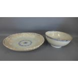 Two blue and white Nanking bowls,