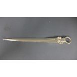 A silver hallmarked meat skewer marked for London 1925 - approx weight 3.