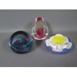 Three Limited Edition Caithness paperweights - Purity of Heart,