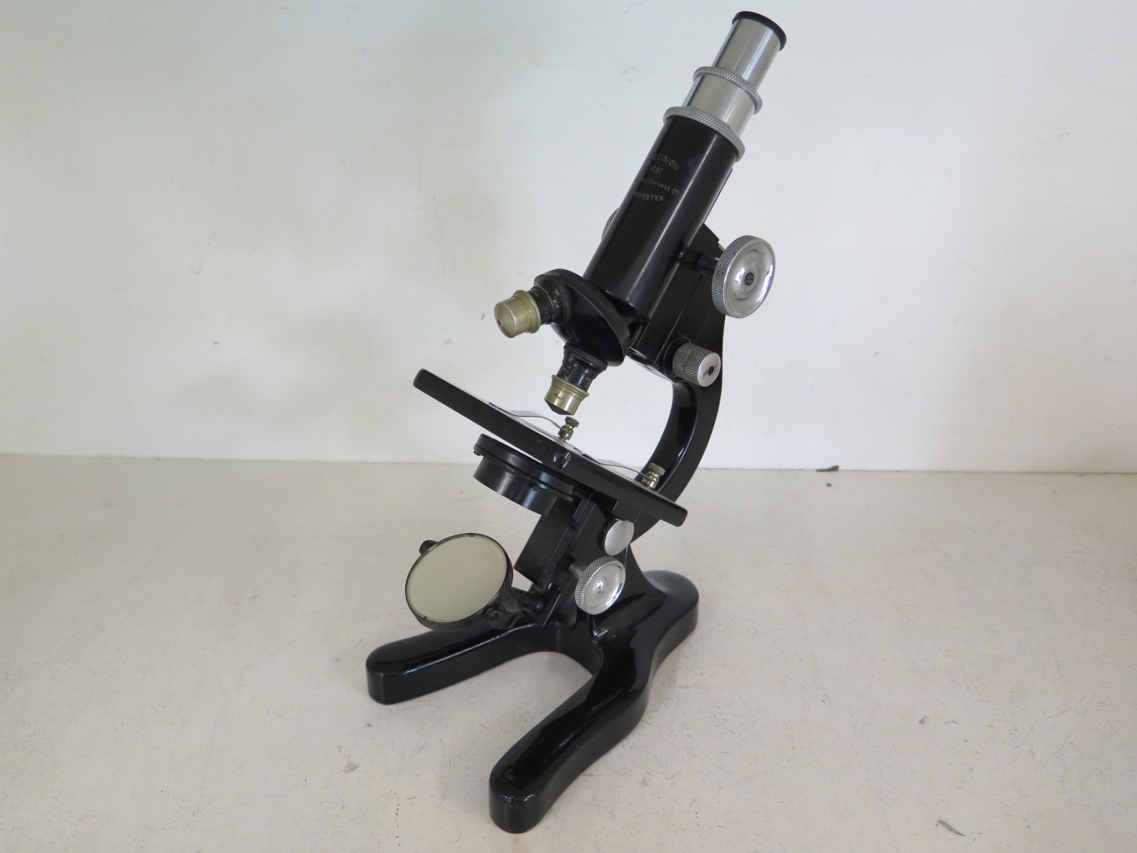 A Precision 1451 Flatters & Garnett Ltd of Manchester microscope