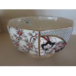 A Masons ironstone 8 sided bowl "Applique" pattern