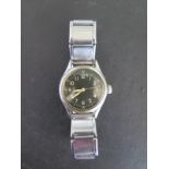 A Bulova Watch Co Military watch type A-11 serial number AF44-179188 - manual wind - working,