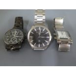 Three gentleman's wristwatches,