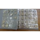 British Coin Collection - Half crowns - Farthings - rare 1952 six pence - some silver