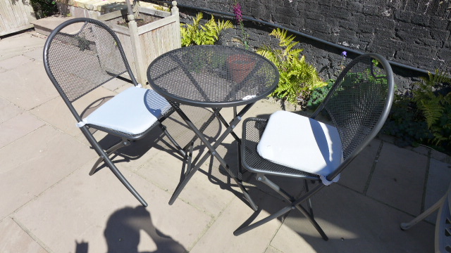 A Bramblecrest mesh bistro set