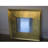 A modern gilt mirror - 68cm x 68cm