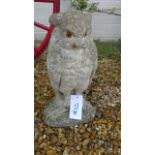 A garden ornament - Owl - Height 46cm