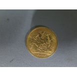 A George V half Sovereign dated 1913