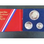 An American Bi centennial silver proof set 40% silver