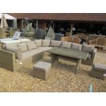 A Bramblecrest Sahara Modular three seater sofa with removable arm x 2,