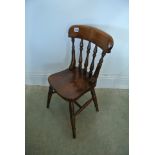 A 20th century Roman pattern child's chair - Height 58cm - in restored condition