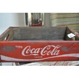 A modern Coca Cola advertising box