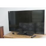 A Blaupunkt 50" LED flatscreen TV with remote - in working order