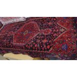 A hand knotted Hamadan rug - 2.35m x 1.