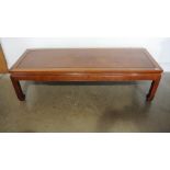 A Padonk coffee table - Height 41cm x 153cm x 56cm