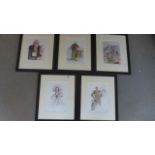 Five Limited Edition lithographs by Sue Macartney Snape, signed,