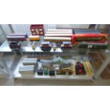 Hornby OO gauge train set including Locomotive B6830, two Inner-City carriages, four LNER carriages,