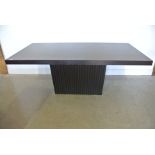 An Eichholtz ebonised dining table - Height 78cm x 200cm x 100cm - Item number DT000102