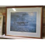 Roy Garner - Broken Silence - Lancaster of Bomber Command on OPS Limited Edition print No 110/950 -