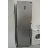 A Samsung fridge freezer in gun metal grey model number RL60GZEMG - Height 202cm x Width 60cm - in