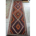 A Suzni Kilim runner - 83cm x 284cm